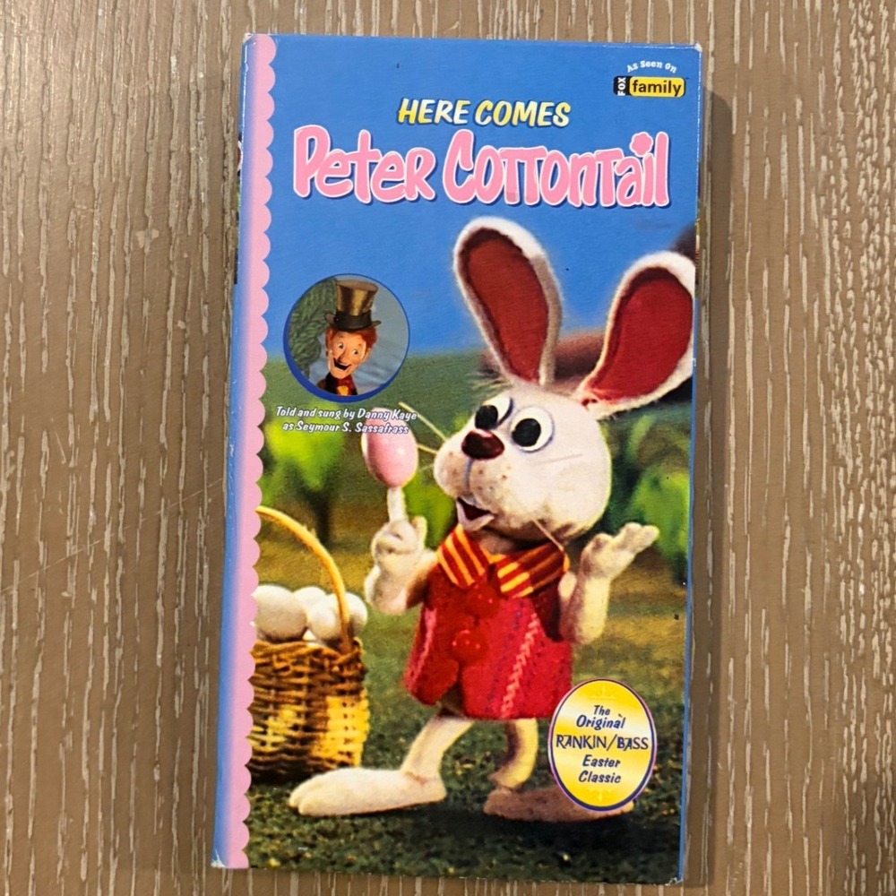 Here Comes Peter Cottontail VHS 1971 Rankin Bass Easter Classic Danny Kaye VHS